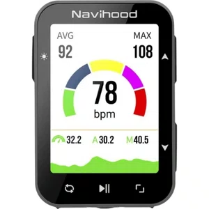Ciclocomputador e GPS Navihood L2 Preto