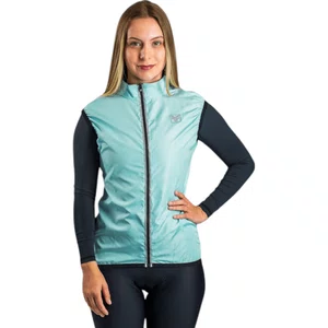 Colete Corta Vento Free Force Feminino Classic Turquesa