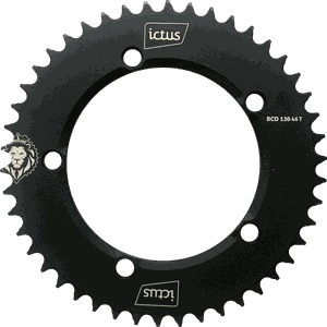 Coroa Ictus Single BCD 130 5 Furos 46 Dentes Pretoㅤㅤㅤㅤㅤ