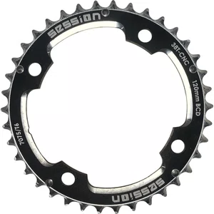 Coroa Session Indexada BCD 120mm Aluminio 38 Dentes