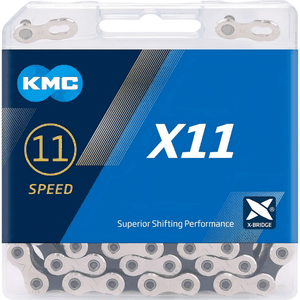 Corrente KMC X11 11 Velocidades Prata