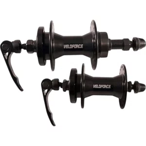 Cubo Veloforce Alumínio Dianteiro e Traseiro 36 Furos - Preto