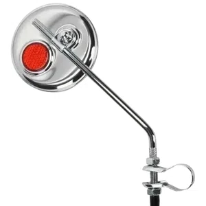 Espelho Retrovisor Redondo Cromado