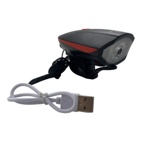 Farol com Buzina Defqual USB 250 Lumens