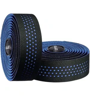 Fita de guidao velo c/gel preto/azul