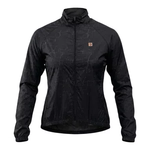 Jaqueta Corta Fento Furbo Feminino Side Script Preta ﾠﾠ