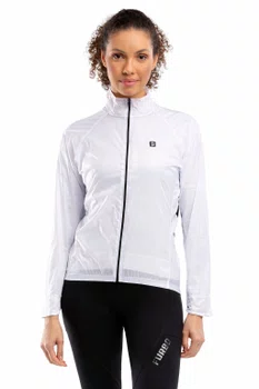 Jaqueta furbo feminina corta vento pocket branca