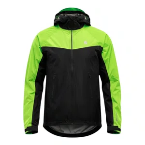 Jaqueta Impermeável Furbo Unissex Accorto Preta e Verde