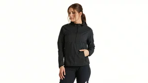 Jaqueta Specialized Feminina Corta Vento Impermeável Preta P