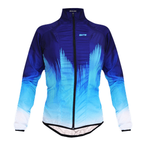 Jaqueta Corta Vento SportXtreme Active Sense Fem Roxo e Azul