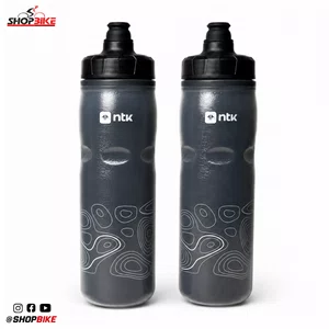 Kit 2 Caramanholas NTK Squeeze 600ml Preta/Preta