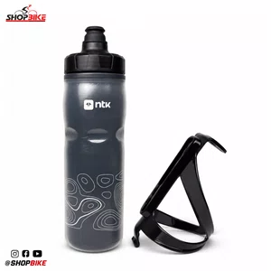Kit Caramanhola Squeeze NTK Branca 600ml + Suporte WG Sports