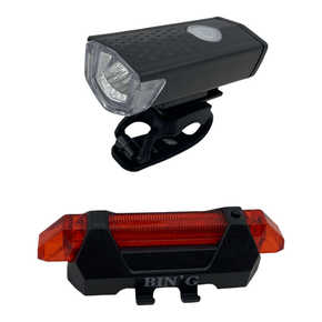 Kit Farol e Sinalizador USB 300 Lumens