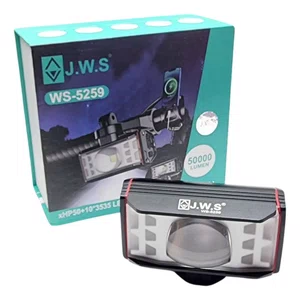 Kit farol j.w.s ws-5259 50000 lumes+sinalizador 10 lumes