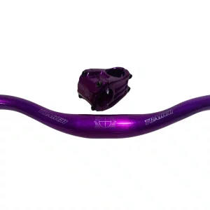 Kit Guidão Com Mesa Falcon Traker 720mm Roxoㅤ ㅤㅤㅤㅤㅤ