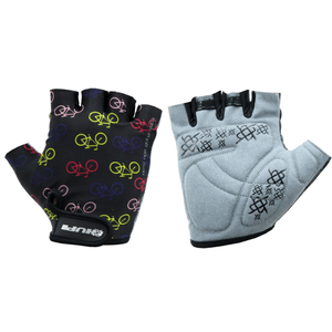 Luva Dedo Curto Hupi Eco Bike Colors