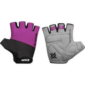 Luva Dedo Curto Hupi Tour Preto e Roxo