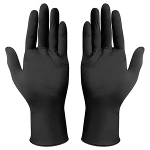 Luva descartavel wurth preta