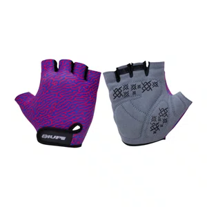 Luva Hupi Eco Dedo Curto Panther Vermelho e azulㅤㅤ