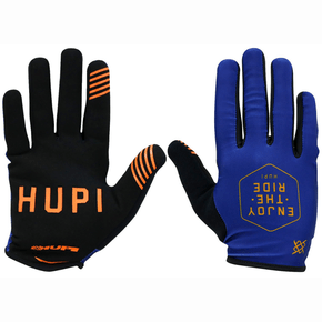 Luva Hupi Enjoy Dedo longo Preto e Azul e Laranja Luva Hupi Enjoy Dedo longo Preto e Azul e Laranja