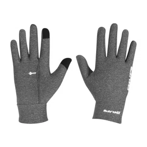 Luva Hupi Running Mescla Dedo Longo Cinzaㅤㅤㅤㅤㅤㅤㅤㅤㅤ