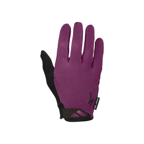 Luva Specialized BG Sport Dedo Longo Femina Roxo