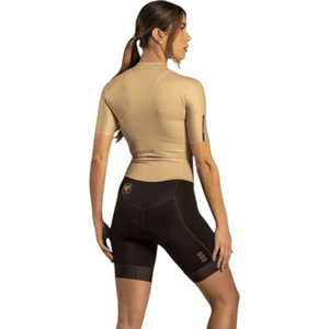 Macaquinho Free Force Feminino Training Marrom e Bege