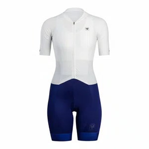 Macaquinho Free Force Feminino Training Navy Azul e Branco