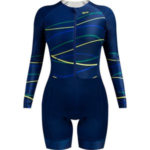 Macaquinho Manga Longa SportXtreme Adventure Copacabana Azul e Amarelo e Verde