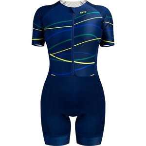 Macaquinho Sport Xtreme Adventure Copacabana Azul e Amarelo e Verde