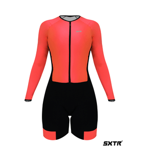 Macaquinho SportXtreme Comfort Manga Longa Solid Roma Laranja