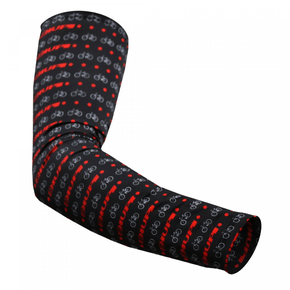 Manguito Hupi Love Bikes Preto