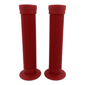 Manopla Gios BMX GI 075H com Flange Vermelho