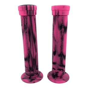 Manopla Gios BMX GI 075H com Flange Rosa e Preto