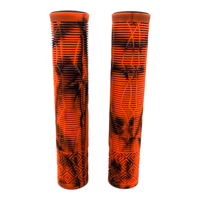 Manopla Gios MTB GI 058A 165mm sem Flange Laranja e Preto