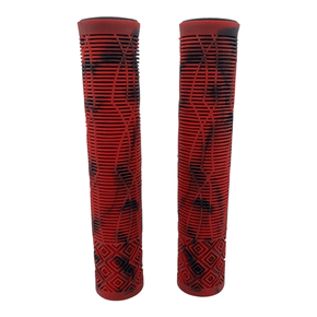 Manopla Gios MTB GI 058A 165mm sem Flange Vermelho e Preto