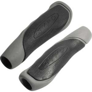 Manopla MTB Ergonomica Preto e Cinza-Sypo