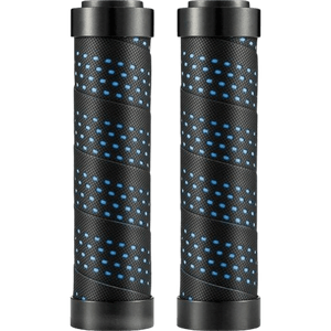 Manopla Rockbros com Fita EVA 130mm com Trava e Plug Preto e Azul