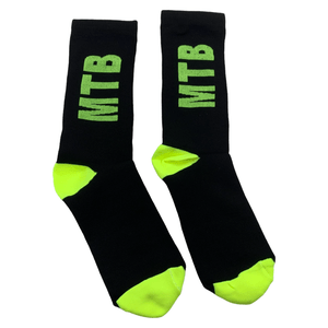 Meia Barbedo Camer MTB Preto e Verde