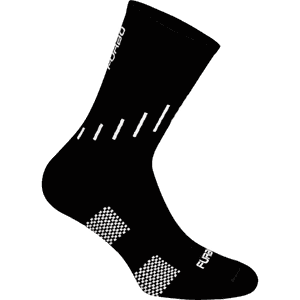 Meia Ciclismo Unissex Ultra Air Furbo Preta e Brancaㅤㅤㅤ