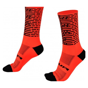 Meia Hupi Biometria Laranja Neon