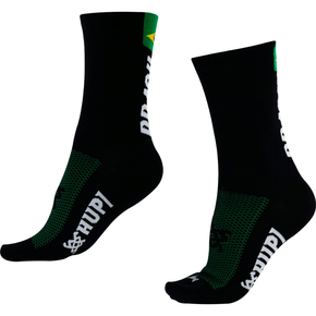 Meia Hupi Brasil 1.0 Preto