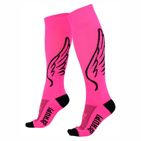 Meia Hupi Longa Asas Rosa