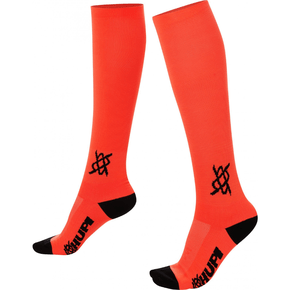 Meia Hupi Longa Lisa Laranja