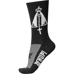 Meia Hupi Nossa Senhora Aparecida Preta e Branca