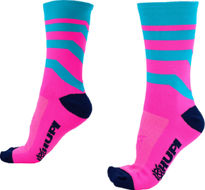 Meia Hupi Raya Azul e Rosa