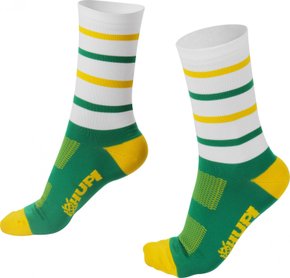 Meia Hupi RN Verde e Amarelo e Branco