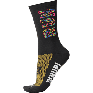 Meia Hupi Run Colors - LT Para Pés Menores Pretaㅤㅤㅤㅤㅤㅤㅤ