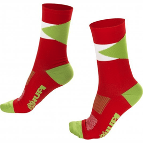Meia Hupi Santa Catarina Vermelho e Verde