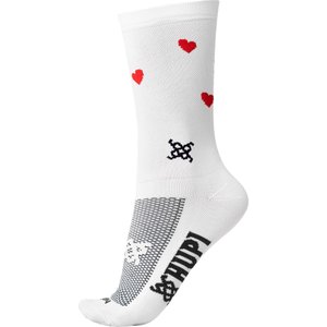 Meia Hupi Small Heart Branco